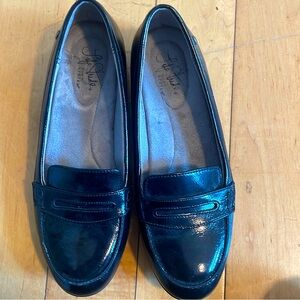 Black dress loafers